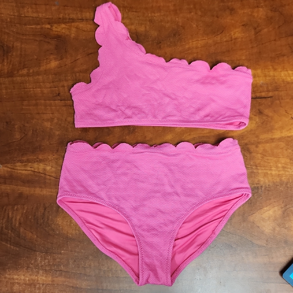 🚨2/$25 or 5/$50🚨Old Navy Pink Scalloped Swimwear